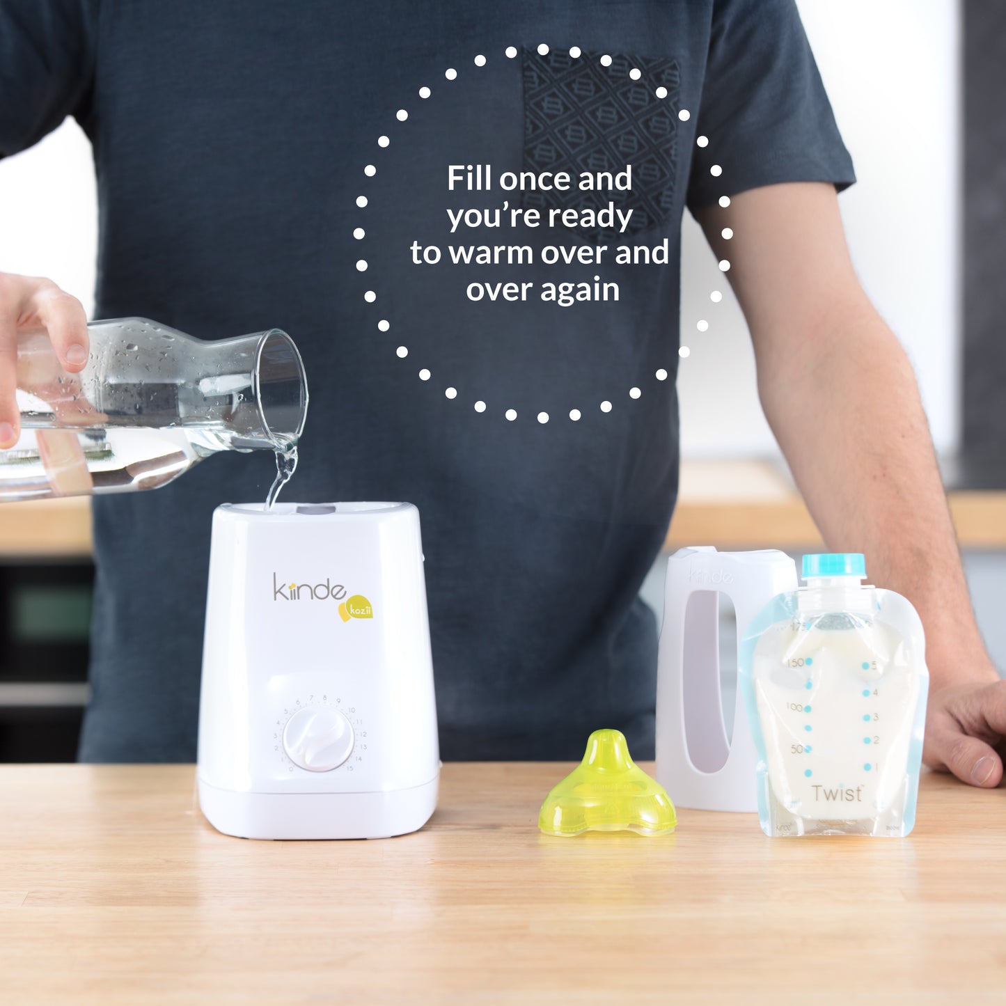 Kozii® Baby Bottle Warmer | Top-Rated Breast Milk Bottle Warmer