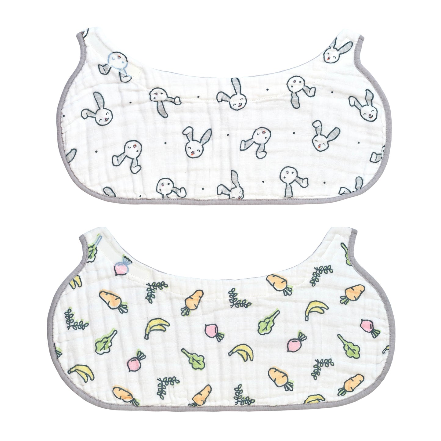 2-in-1 Non-Slip Burp Cloth and Bib