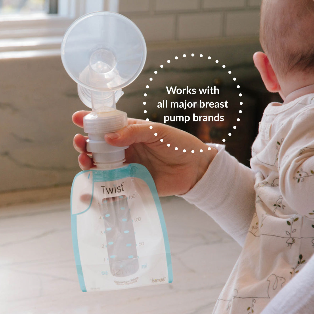Pump directly from your Spectra breast pump into Tommee Tippee