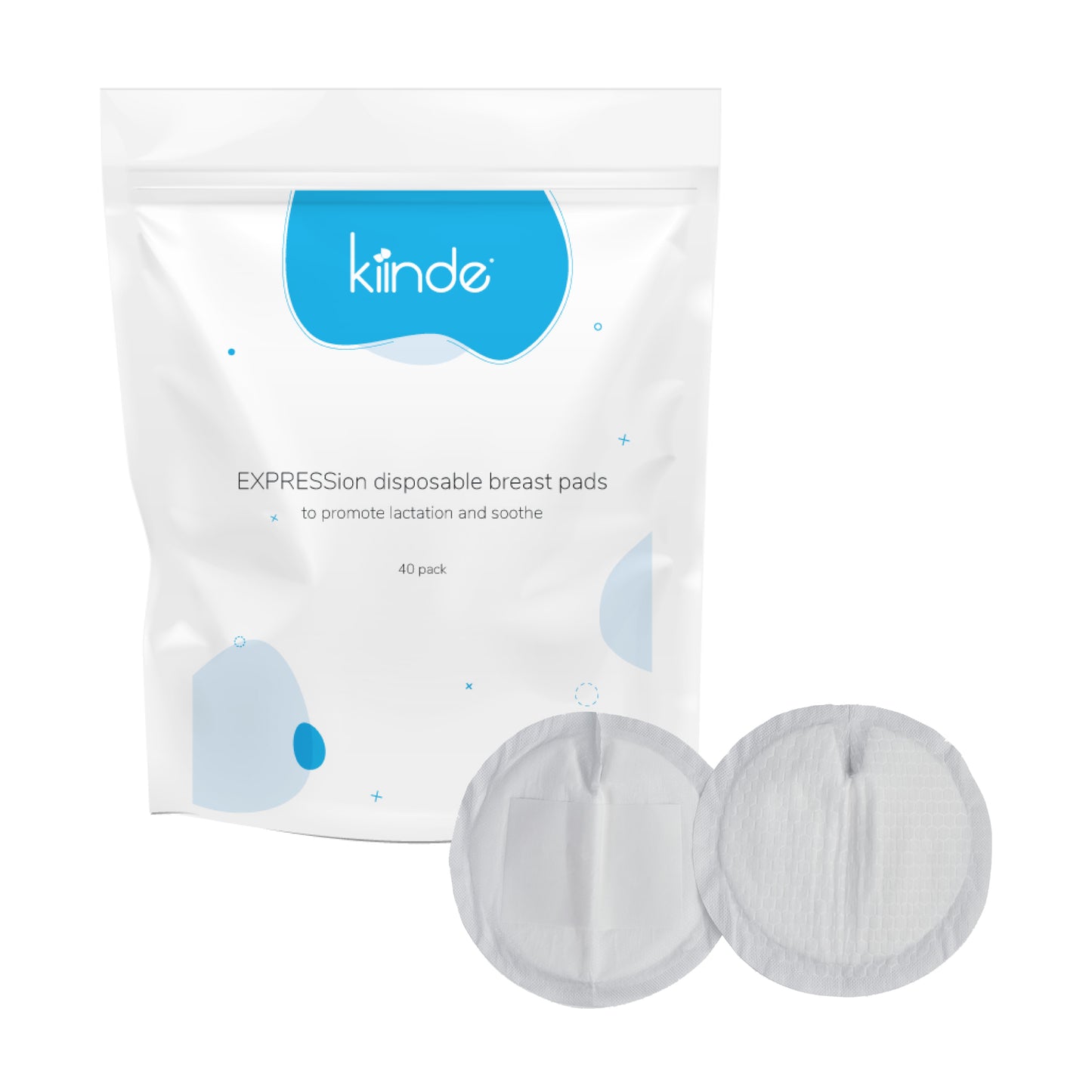 Kiinde Expression Disposable Breast Pad, to Promote Lactation and Soothe - 40 Pack