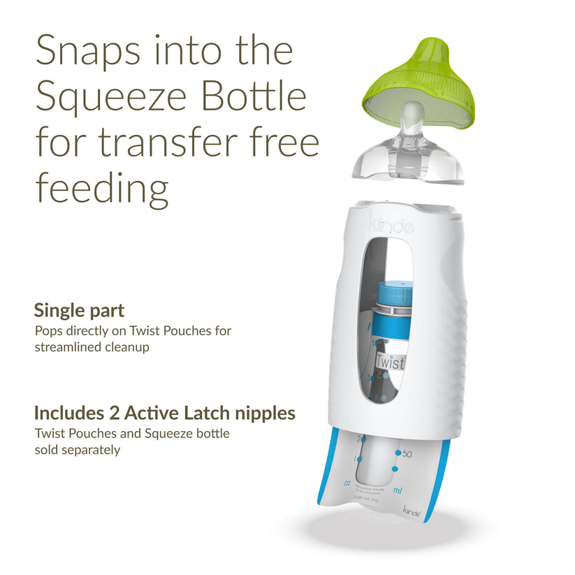 Twist Active Latch Nipple Kiinde