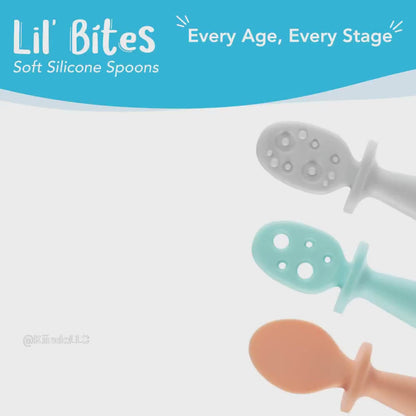 Lil’ Bites Soft Silicone Spoon Set